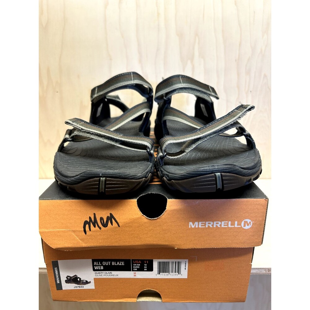 Merrell All Out Blaze Web Sandal J37643 Mens US 11 Dusty Olive